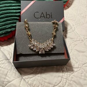 CAbi Gold and Silver Leaf Necklace